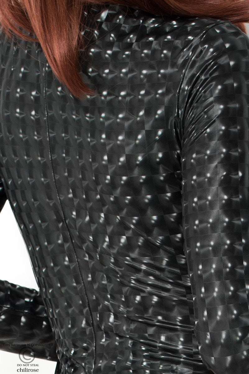Sexy Body nero con stampa effetto 3D, Chilirose