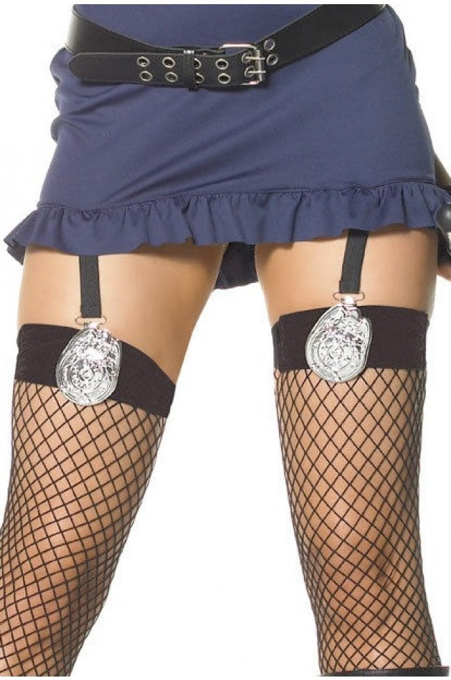 Sexy Calze a rete nere per reggicalze, Leg Avenue Lingerie