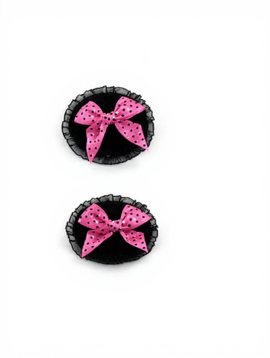 Copricapezzoli neri e rosa, Provocative Lingerie