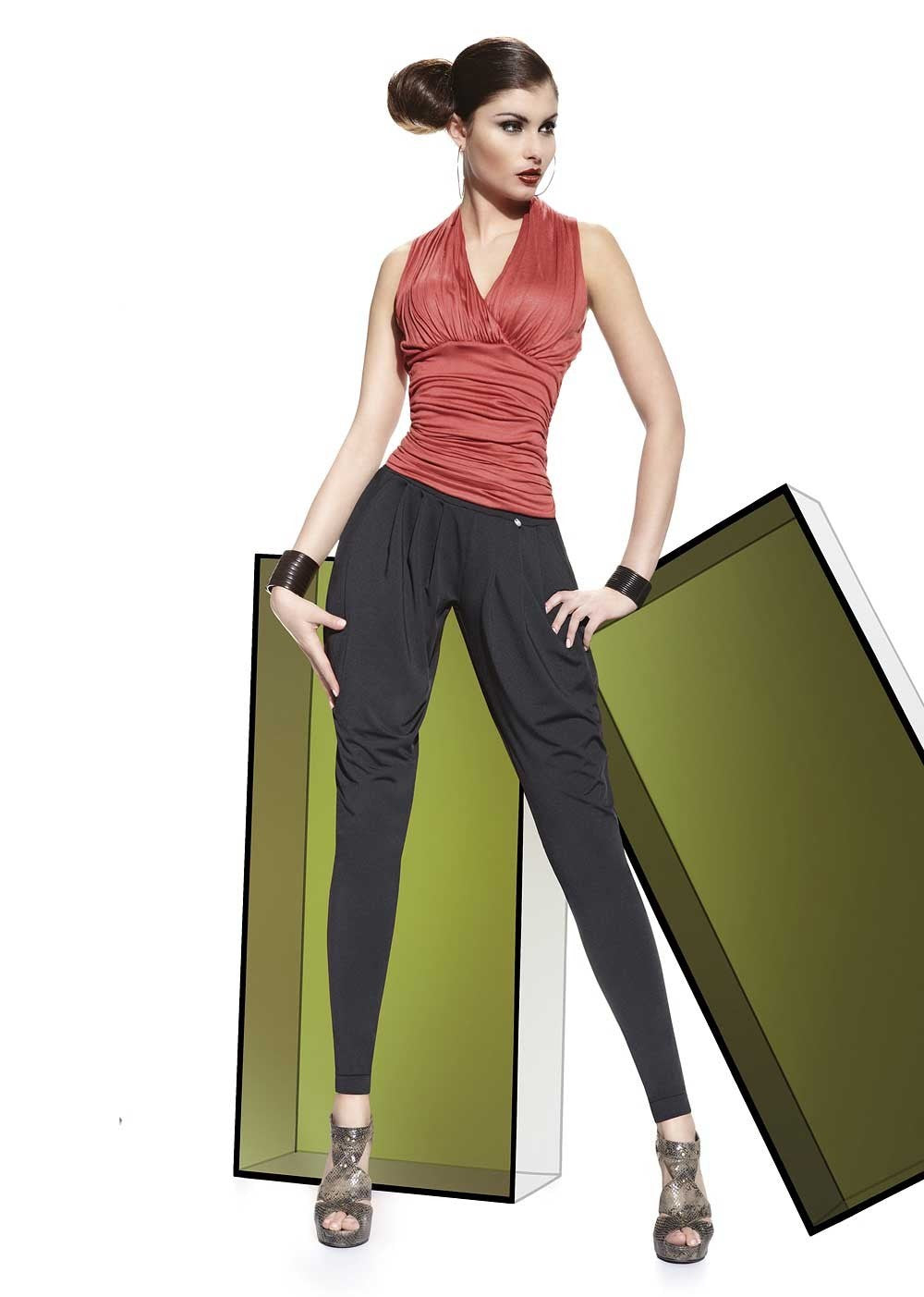 Leggings donna neri 200 den, Bas bleu Calze e Collant