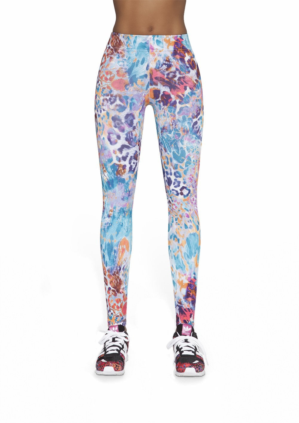 Leggings donna in fantasia multicolor Bas Bleu - Fitness