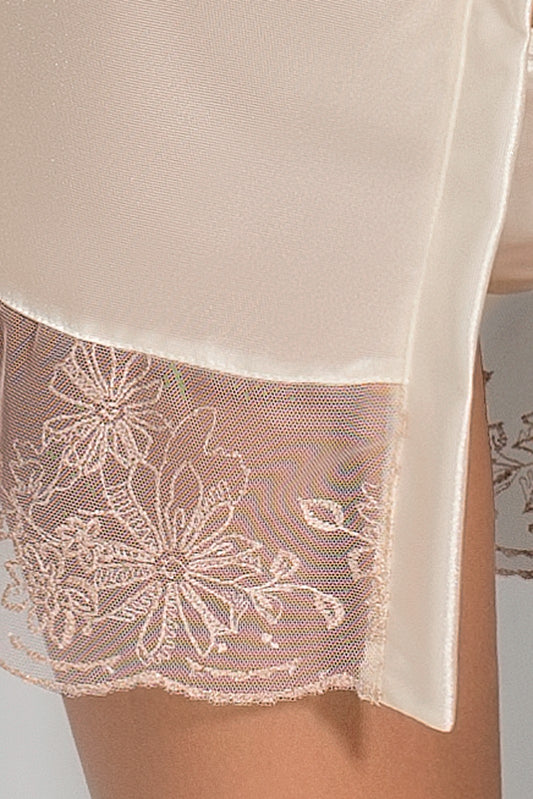 Vestaglia color crema con perizoma, Passion Lingerie