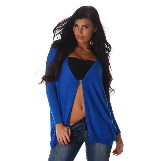 Cardigan donna con bottoncino taglia unica 40/44