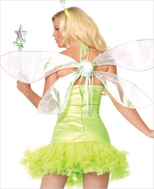 Sexy Travestimento donna da Elfo verde Leg Avenue