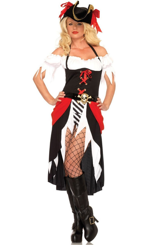 Sexy Travestimento donna da Pirata, Leg Avenue