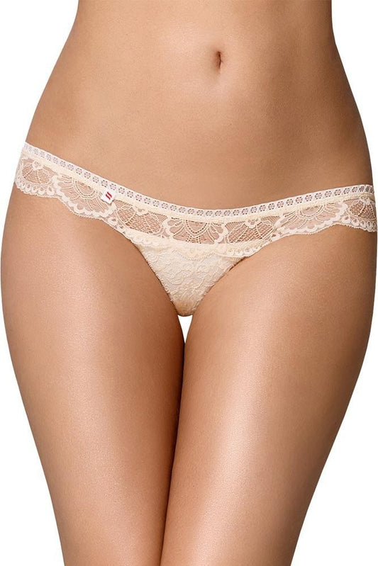 Sexy Mutandine in pizzo beige da Obsessive Lingerie