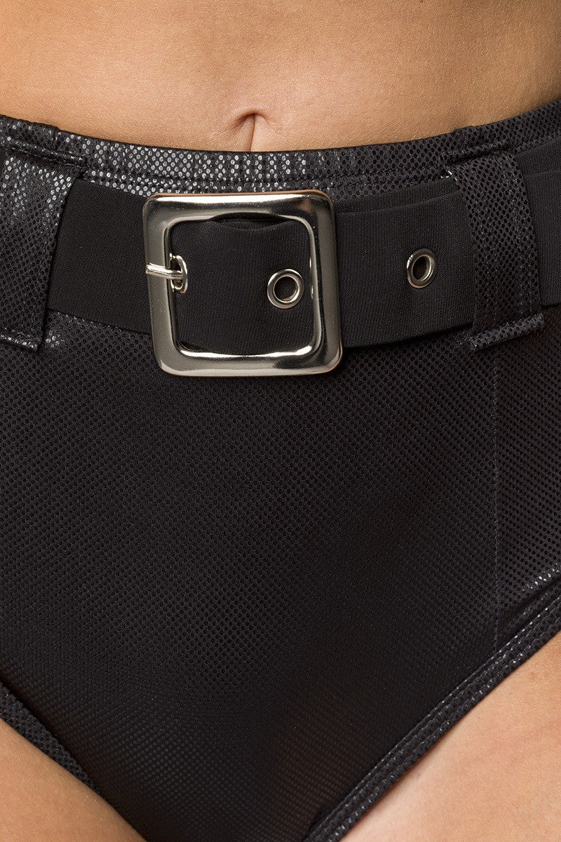 Sexy Completino nero lucido, Saresia Clubwear