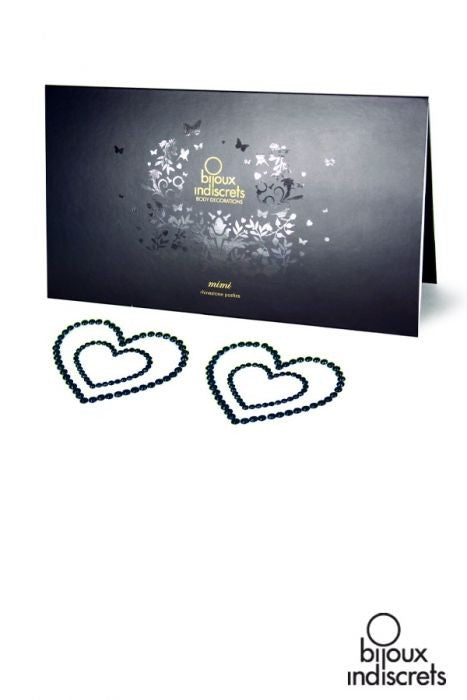 Gioiello adesivo per il seno a forma di cuore, Bijoux Indiscrets